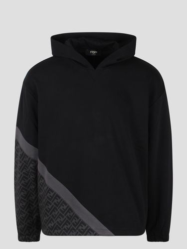 Fendi Ff Diagonal Hoodie - Fendi - Modalova