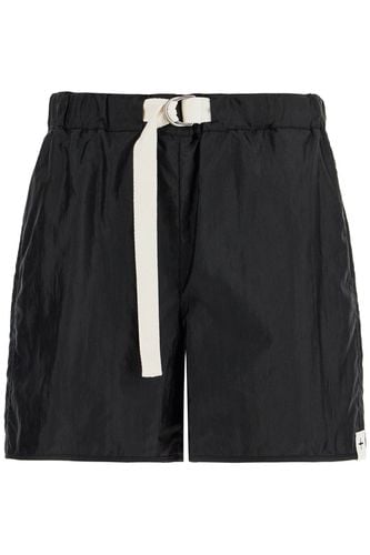 Silk And Nylon Shorts With Belt In A - Jil Sander - Modalova