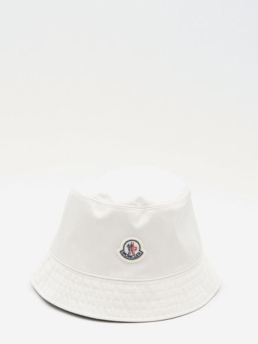 Logo Patch Reversible Bucket Hat - Moncler - Modalova