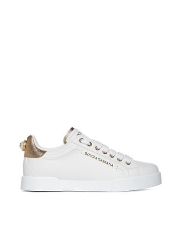 Portofino Logo Sneakers - Dolce & Gabbana - Modalova