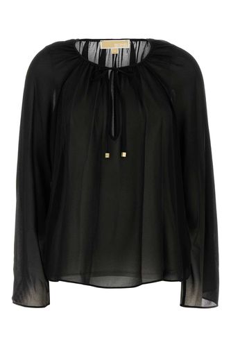 Michael Kors Black Georgette Blouse - Michael Kors - Modalova