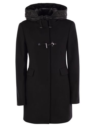 Fay Toggle Coat In Wool Cloth - Fay - Modalova