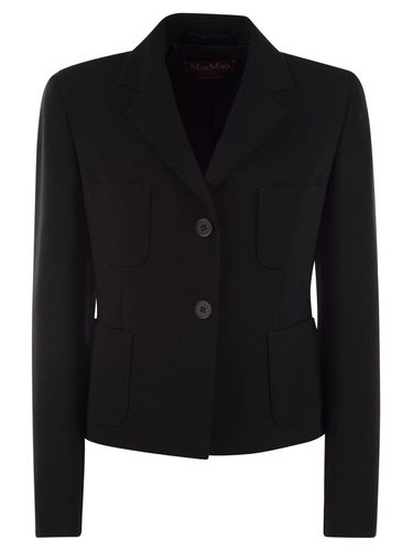 Single Breasted Cropped Jacket - Max Mara Studio - Modalova