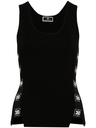 Elisabetta Franchi Side Logo Top - Elisabetta Franchi - Modalova