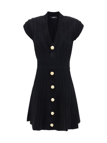 Balmain chiocciola Button Dress - Balmain - Modalova