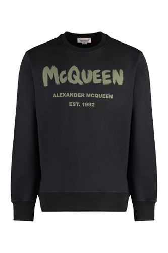 Cotton Crew-neck Sweatshirt - Alexander McQueen - Modalova