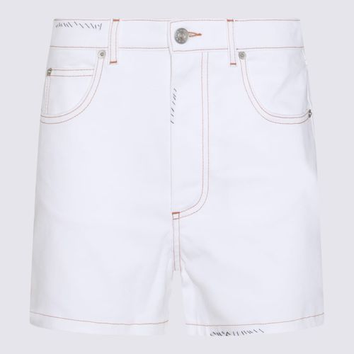 Marni White Cotton Shorts - Marni - Modalova