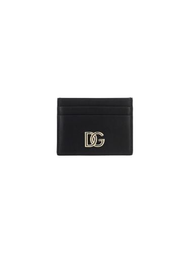 Smooth Leather Card Case - Dolce & Gabbana - Modalova