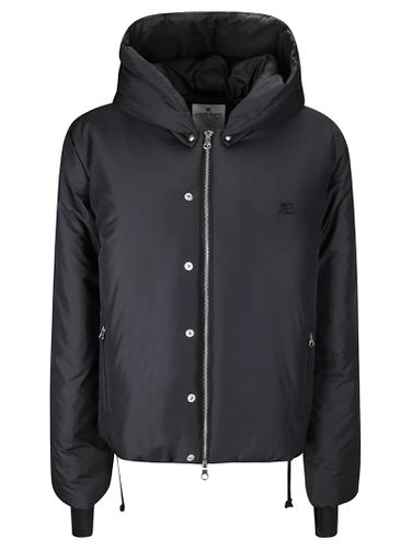 Ac Nylon Hooded Puffer Jacket - Courrèges - Modalova