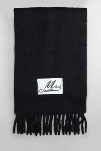 Marni Scarve In Black Alpaca - Marni - Modalova