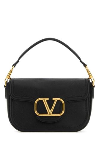 Black Leather Alltime Shoulder Bag - Valentino Garavani - Modalova