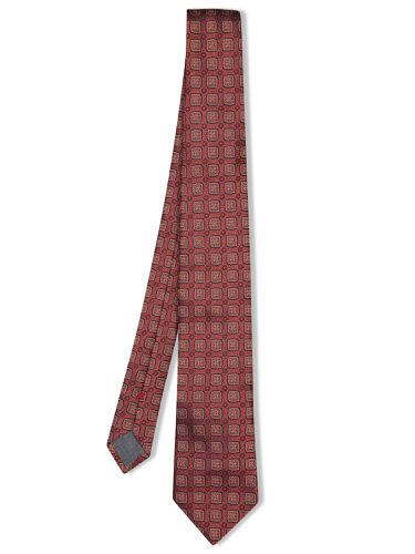 And Grey Geometric Tie - Brunello Cucinelli - Modalova