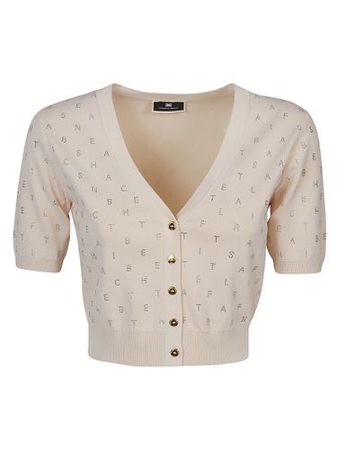 Tricot Short Sleeve Sweater - Elisabetta Franchi - Modalova