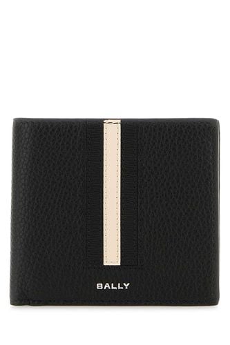 Bally Black Leather Wallet - Bally - Modalova