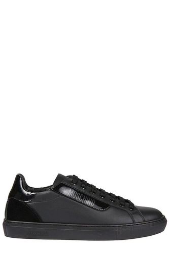 Logo Printed Lace-up Sneakers - Moschino - Modalova