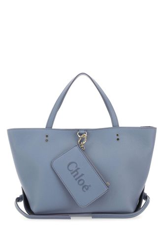 Powder Blue Leather Small Chloè Sense Handbag - Chloé - Modalova
