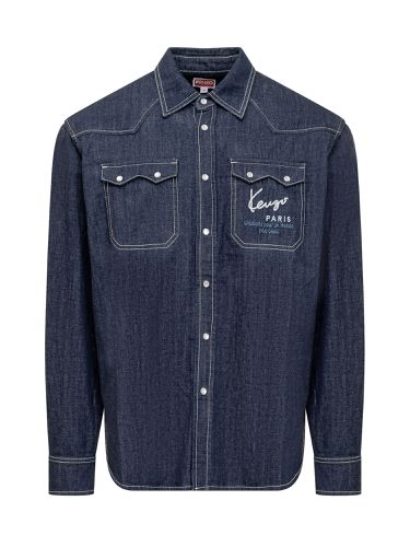 Kenzo Denim Shirt - Kenzo - Modalova