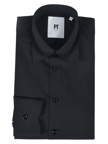 Patched Pocket Plain Shirt - PT Torino - Modalova