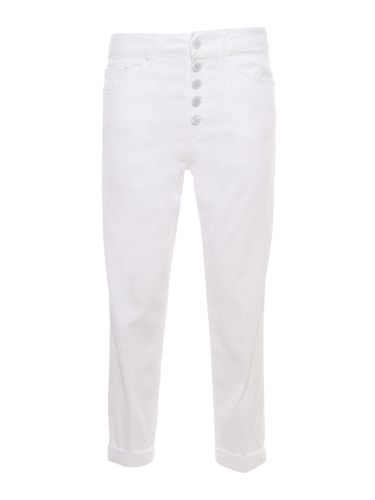 Dondup White High Waisted Jeans - Dondup - Modalova