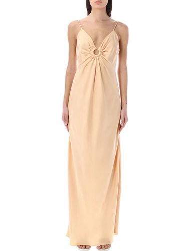 Ring Detail Double Satin Maxi Dress - Stella McCartney - Modalova