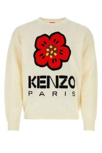 Kenzo Ivory Wool Sweater - Kenzo - Modalova
