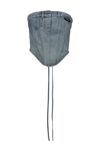 VETEMENTS Denim Corset Top - VETEMENTS - Modalova