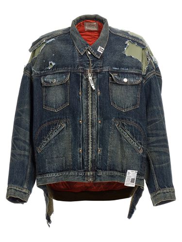 Flight Layered Denim Jacket - Mihara Yasuhiro - Modalova