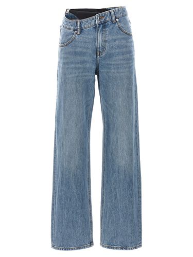 Asymmetrical Waistband With Bikini Jeans - Alexander Wang - Modalova