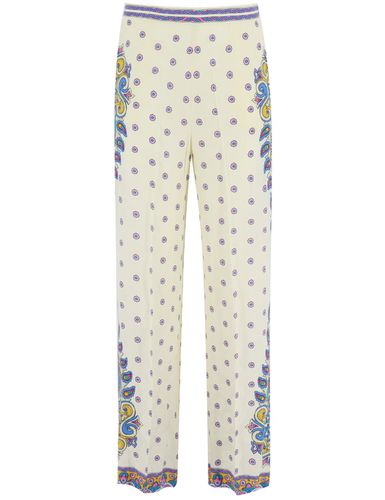 Etro Dotted Straight Leg Trousers - Etro - Modalova