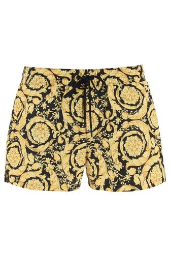 Versace Printed Swim Shorts - Versace - Modalova