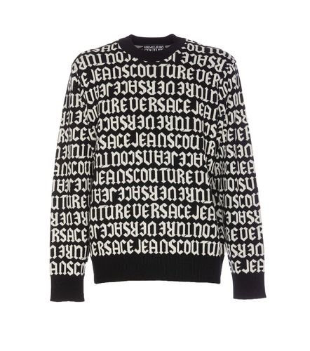 Logomania Crewneck Jumper - Versace Jeans Couture - Modalova