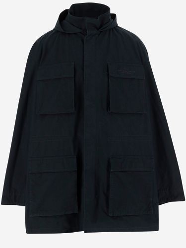 Balenciaga Navy Blue Cotton Jacket - Balenciaga - Modalova