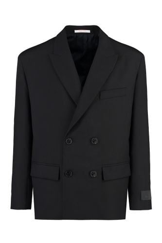 Double-breasted Wool Blazer - Valentino - Modalova