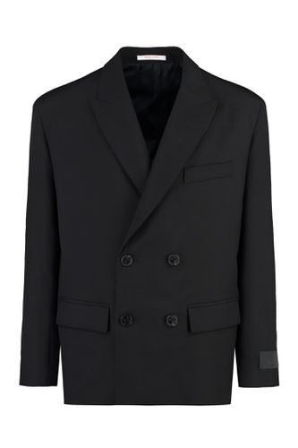 Double-breasted Wool Blazer - Valentino - Modalova