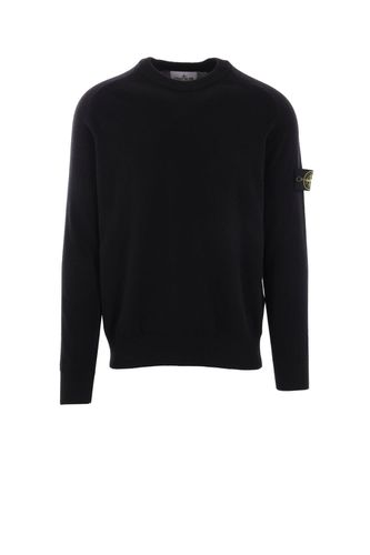 Compass Patch Crewneck Jumper - Stone Island - Modalova