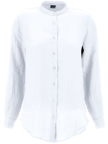Fay Shirt In Garment-dyed Linen - Fay - Modalova