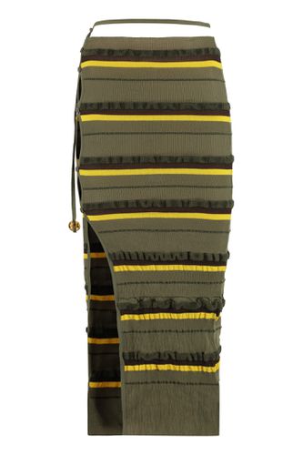 Concha Striped Knit Midi Dress - Jacquemus - Modalova