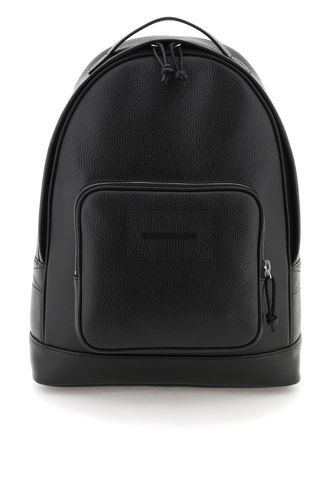 Emporio Armani Leather Backpack - Emporio Armani - Modalova