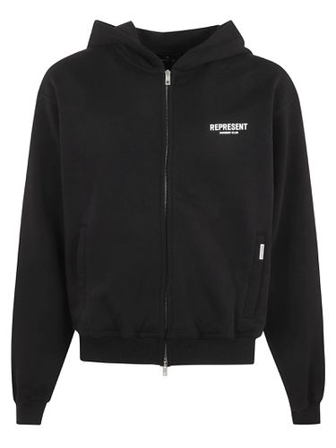 REPRESENT Logo Print Zipped Hoodie - REPRESENT - Modalova