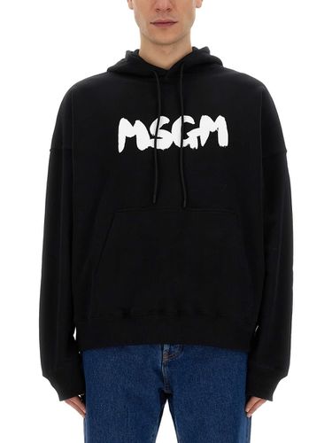 MSGM Sweatshirt With Logo - MSGM - Modalova