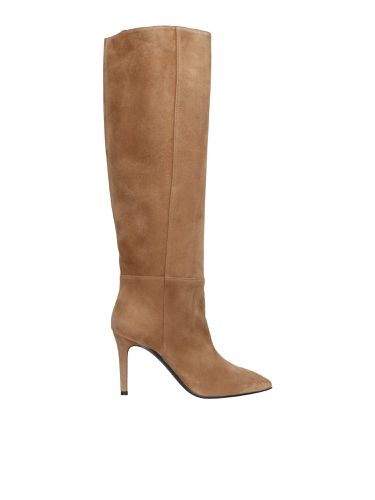 Via Roma 15 Beige Heeled Boot - Via Roma 15 - Modalova