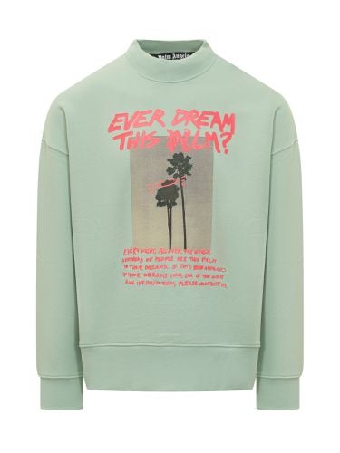 Sweatshirt With Palm Dream Logo - Palm Angels - Modalova