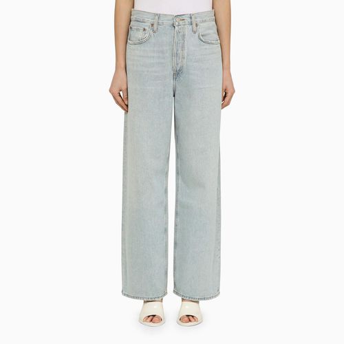 AGOLDE Light Blue Wide Denim Jeans - AGOLDE - Modalova