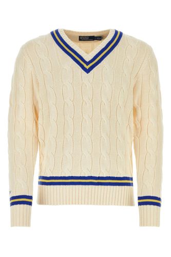 Ralph Lauren Cream Cotton Sweater - Ralph Lauren - Modalova