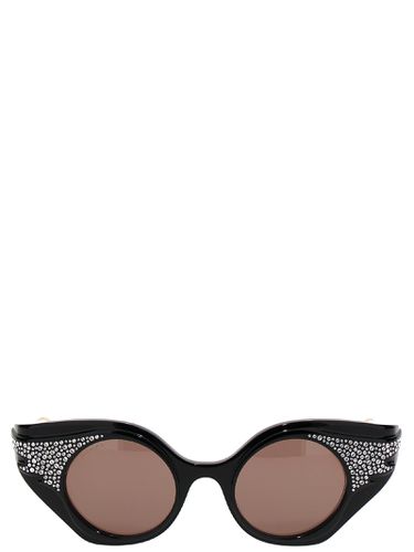Gucci Cat Eye Sequin Sunglasses - Gucci - Modalova
