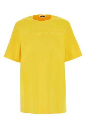Yellow Viscose Blend T-shirt - Jil Sander - Modalova