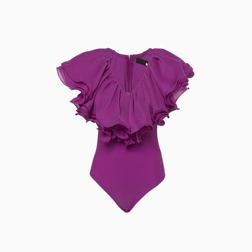 Rotate Chiffon Ruffle Bodysuit - Rotate by Birger Christensen - Modalova