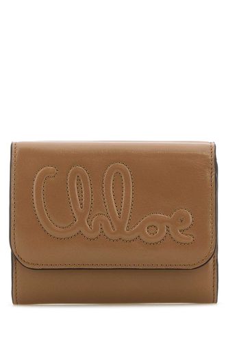 Chloé Antiqued Pink Leather Wallet - Chloé - Modalova