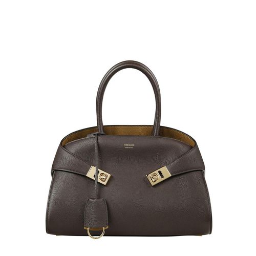 Ferragamo Hug Bicolor Handbag - Ferragamo - Modalova