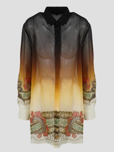 Etro Printed Silk Georgette Shirt - Etro - Modalova